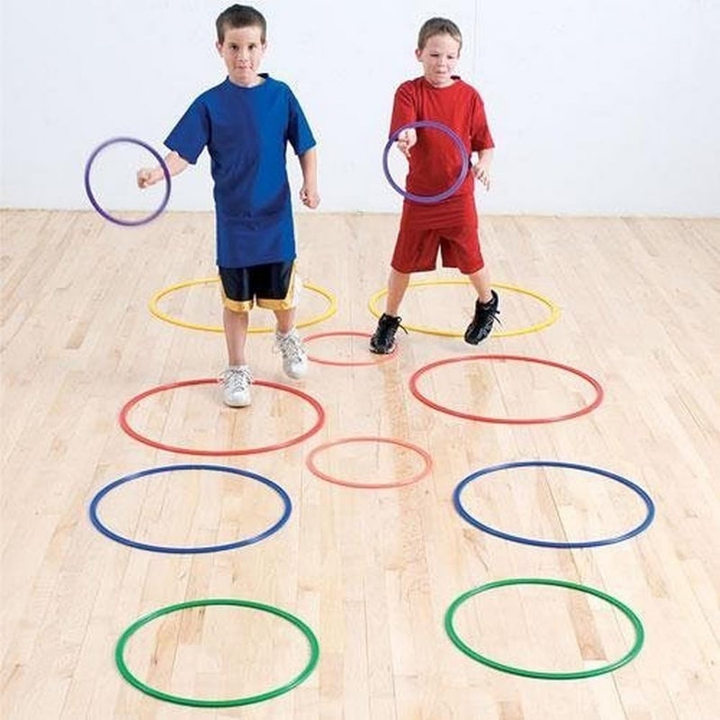 Color My Class Flat Hoops 12Pack